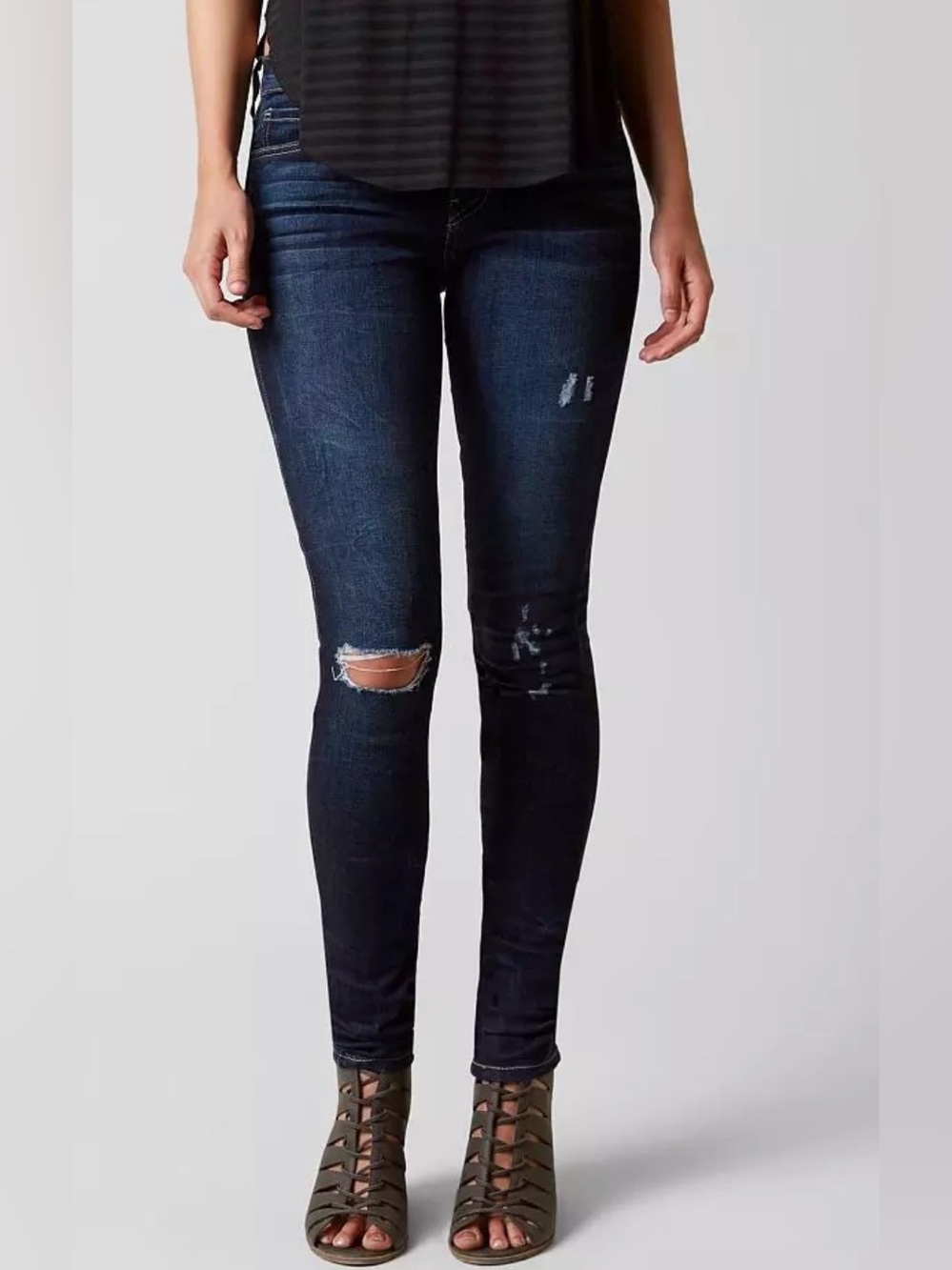 Flying Monkey Mid-Rise Skinny Stretch Jean - TALL